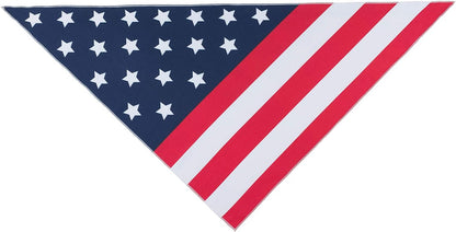 American Flag Dog Bandana (Classic, Large)