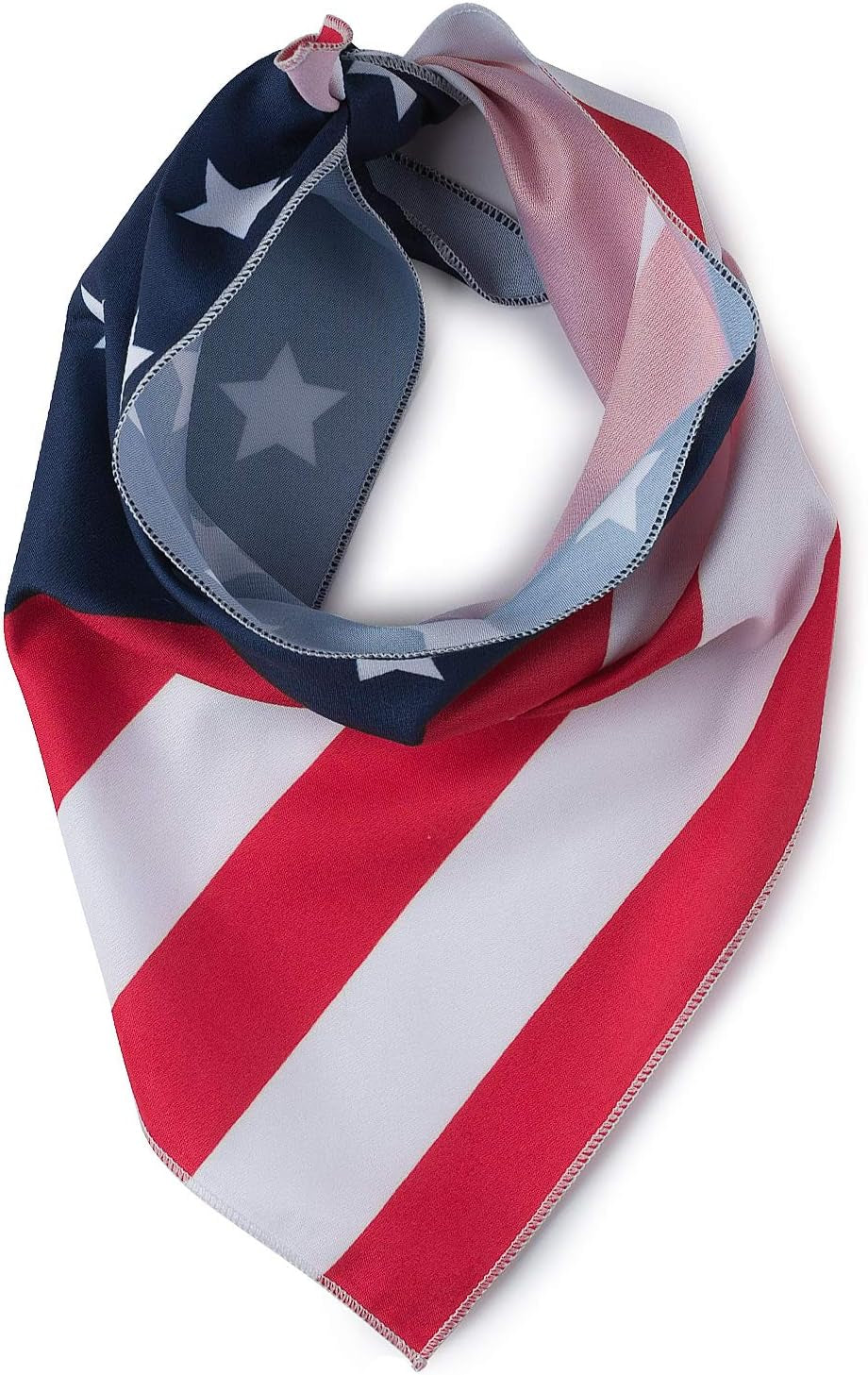 American Flag Dog Bandana (Classic, Large)